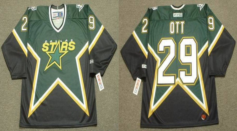 2019 Men Dallas Stars #29 Ott Black CCM NHL jerseys
